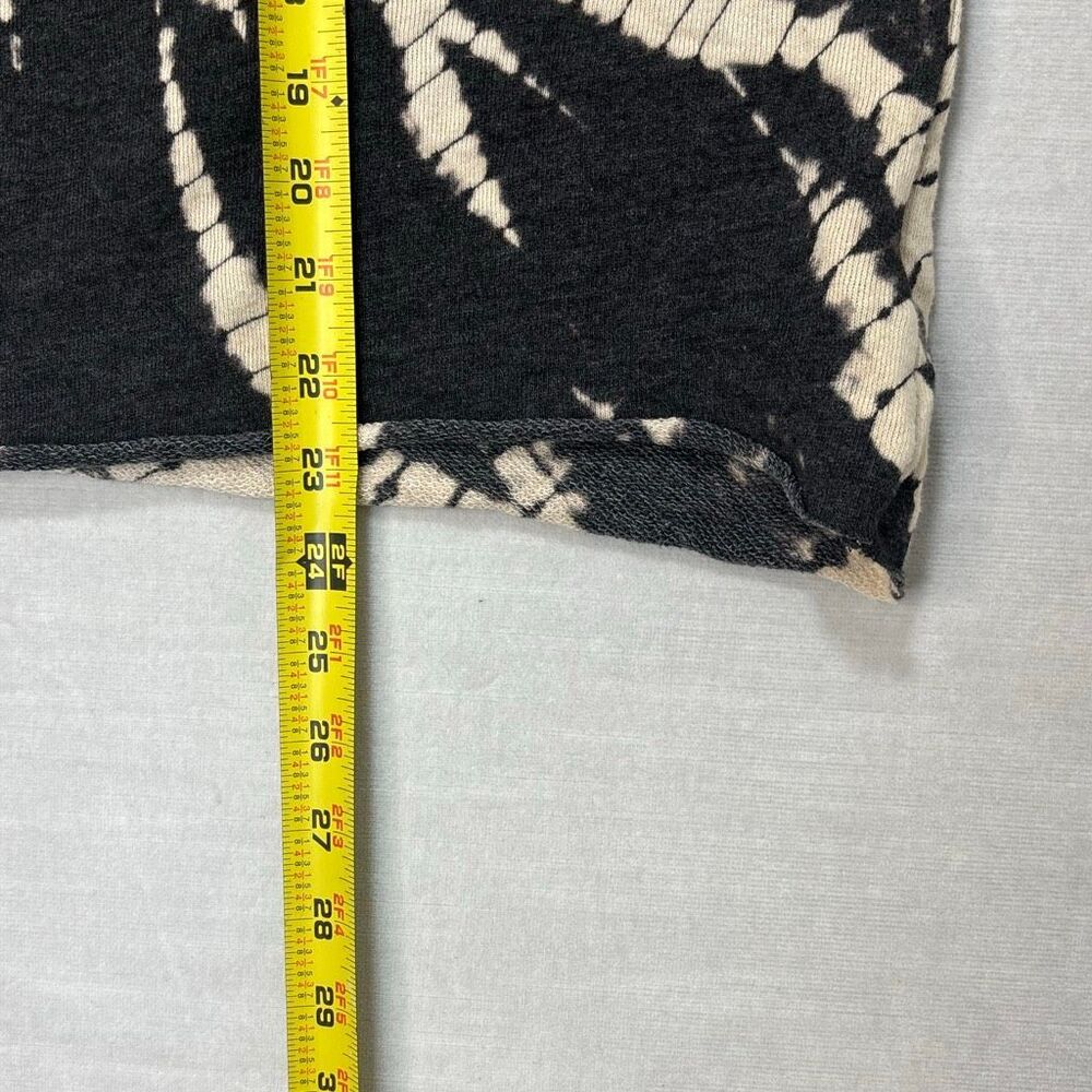 SAGE Collective Women's Size Medium Black White Long Sleeve Top Shirt - Picture 7 of 8